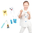 thumbnail image 2 of Disfraces de niños Simulative Funny Toyler Doctor Kit de juguete portátil Suministro de casa para padres Niño Kindergarten Escuela 1 Set AweSitey FN001559-00, 2 of 7