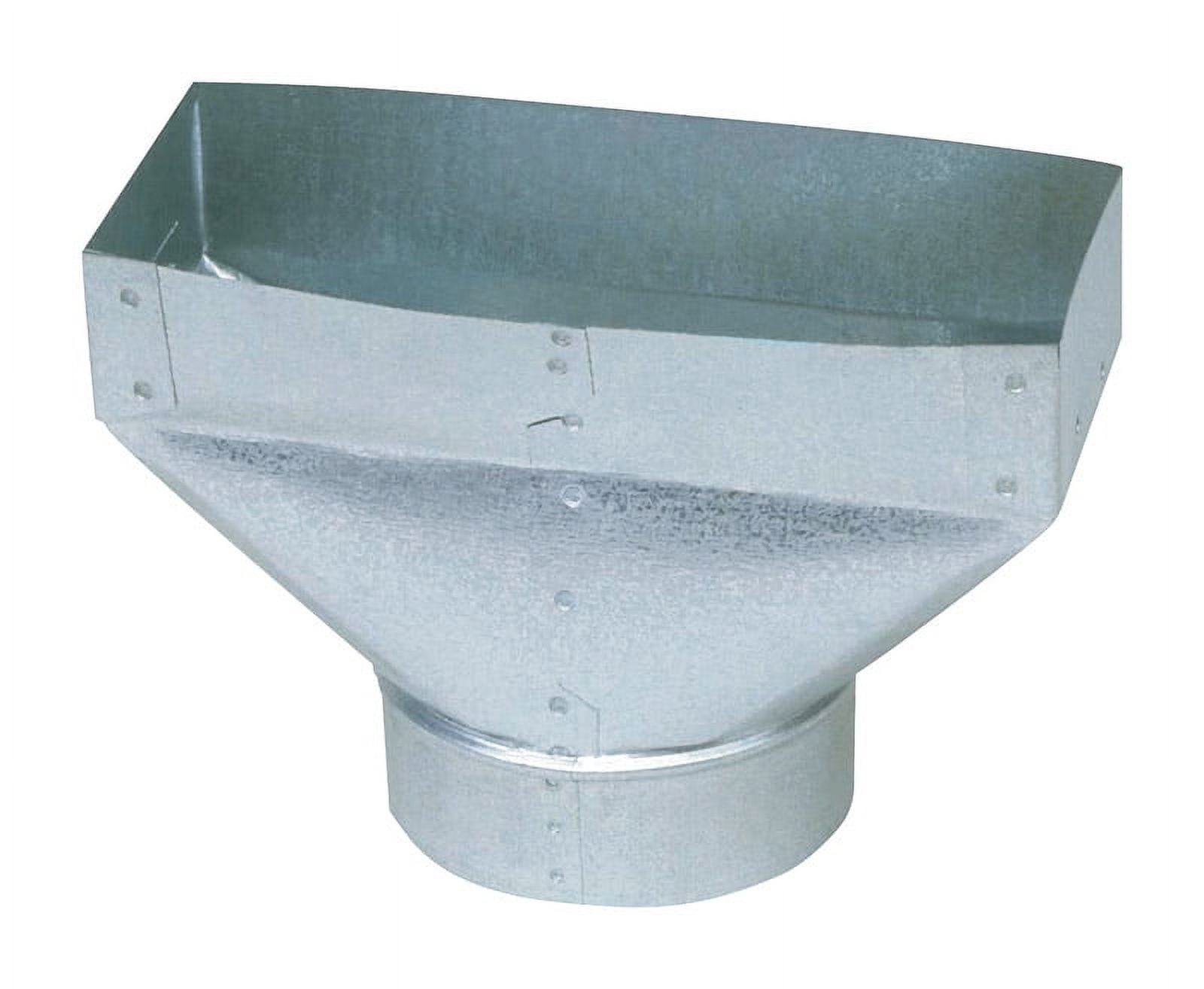 Imperial GV0704-C HVAC Galvanized Standard Register Boot, 4 x 10 to 6 In., 30-Gauge - Quantity 1