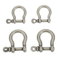 thumbnail image 4 of 4 Pcs Luggage Buckle Horseshoe Buckle Handbag Clasps Miss 3X3X0.5CM Silver, 4 of 8