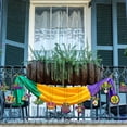 thumbnail image 3 of Husfou - 36 adornos colgantes de madera para Mardi Gras, para el hogar, fiestas de carnaval y decoración al aire libre, 3 of 7
