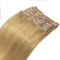thumbnail image 5 of SAYFUT 120g-160g 14"-22" Thick True Double Weft Grade 7A 100% Remy Human Clip in Hair Extensions Full Head 8 Piece 18 Clips, 5 of 6