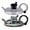 A+B, variant on Filtration Tea pot Set, 2025 New Upgrade 20oz Filtration Teapot Set, Glass Teapot Set with Infuser, Magic Teapot with Strainer, Removable Heatable Glass Teapot with Infusers 1pc, Black