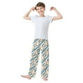 thumbnail image 3 of joogoo Baseballs on Stipes Pajama Pants Pj Bottoms Sleepwear Lounge S, 3 of 9
