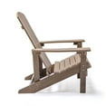thumbnail image 2 of Tanfly Polycarbonate Adirondack Chair for Indoor/Outdoor Use - Brown, 2 of 4