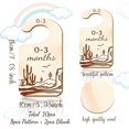 thumbnail image 2 of 1Set Wood Baby Closet Size Dividers Baby Clothes Organizers from Newborn to Toddler Camel Pattern 100x180x2.5mm 10pcs/set, 2 of 6