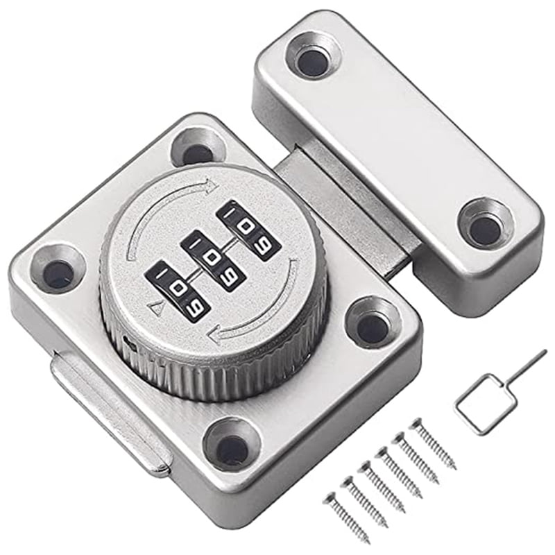 Mechanical Keyless Lock, Swivel Drawer Lock Combination Lock