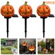 thumbnail image 1 of 3 Piezas Luces Solares LED Estacas Resina Solar Halloween (C) Rojo, 1 of 5
