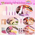 thumbnail image 3 of "Juguetes De Cocina Para Niños-juego Para Niñas 13 Pcs Malubero, Rosa ", 3 of 5