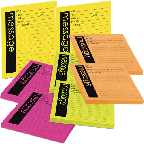 (2 Pack) Postit®, MMM76794, Telephone Message Sticky Note Pads, 4