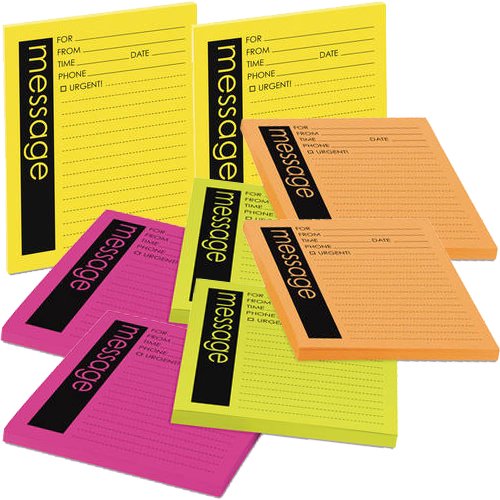 (2 Pack) Postit®, MMM76794, Telephone Message Sticky Note Pads, 4
