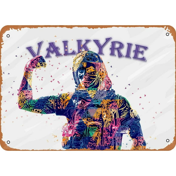 Valkyrie Rainbow Six Siege Retro Vintage Decorative Metal Tin Sign 8x12 Inch