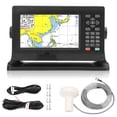thumbnail image 1 of Chartplotters, IP65 Waterproof Reliable Fast Heat Dissipation Keyed Assist Chartplotter GPS BDS WiFi 8in  For Marine, 1 of 8