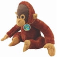 thumbnail image 1 of Ecobudiez - Orangután de Deluxebase. Animal de peluche sostenible de 8 pulgadas elaborado con materiales reciclados Juguete de peluche suave y ecológico Regalo seguro para niños con ojos bordados., 1 of 4