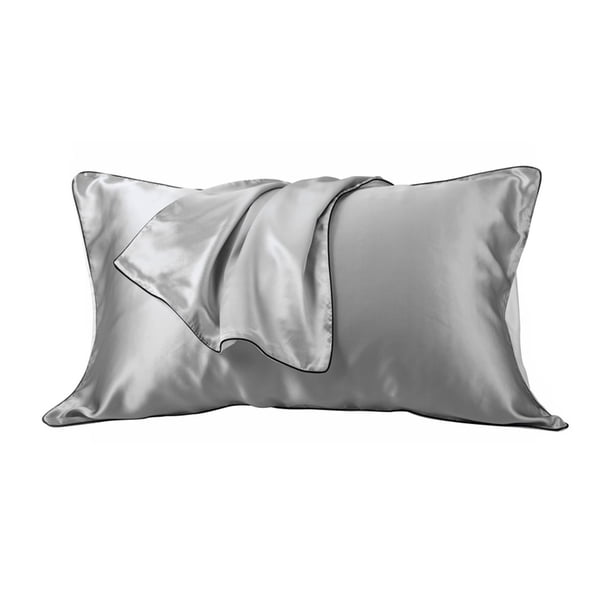 Funda de almohada multicolor de poliéster, funda de almohada de repuesto para cama, accesorios para ropa de cama, gris oscuro Advancent HA7061-12B