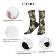 thumbnail image 5 of Women's Men's Camouflage Pattern Colorful Novelty Pattern Crew Athletic Socks, 5 of 7