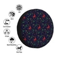 thumbnail image 4 of KLL Christmas Deer Pattern 14-17 inch Spare Tire Cover Universal Wheel Protector for Truck SUV Trailer Camping Rv Tire Covers-16 inch, 4 of 6