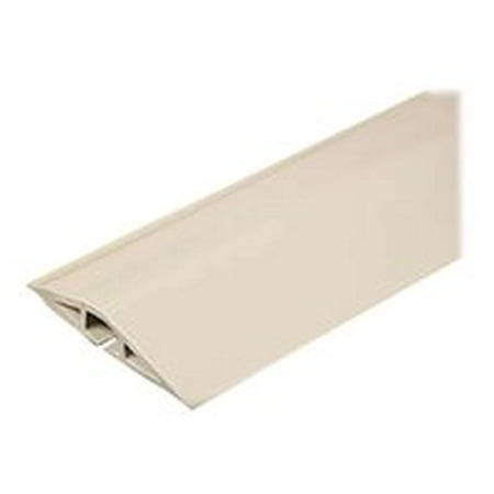 Outdoor Cord Cover C2G 5ft Wiremold Corduct Overfloor Cord Protector - Ivory - Cable protector (lying profile) - ivory ()