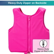 Aqua SwimSchool Swim Training Vest, Ages 4-6 Years, 37-50 lb, Pink