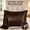 Brown, variant on Luxury Silky Satin Pillowcase with Zipper, Standard Size 20x26 inch, Black - Hair and Skin Friendly, Soft Smooth Bedding Pillow Cover