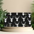 thumbnail image 4 of License Plate, Deer Heads Pattern Decorative Front,Personalized Stainless Steel License Plate Cover For Men Women,12.2" X 6.2", 4 of 6