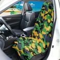 thumbnail image 2 of KUIFORTI Army Green Camo Towel Seat Cover Waterproof Seat Covers for Cars Trucks SUV Van,Washable Sweat Car Seat Towel Cover After Gym Swimming Yoga Outdoor, 2 of 6