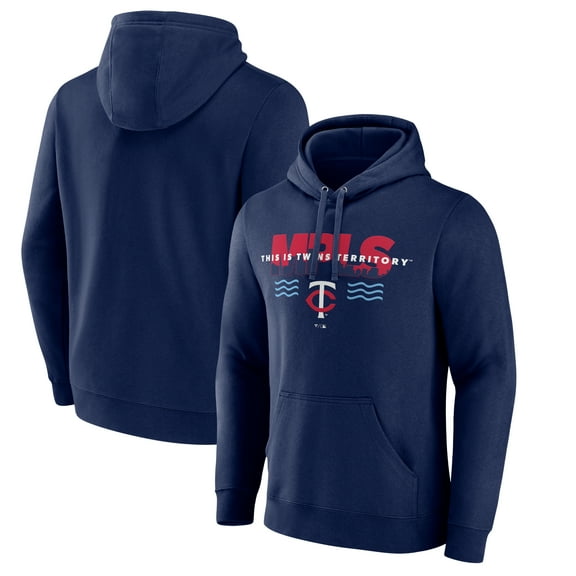 Men's  Navy Minnesota Twins Territory Pullover Hoodie