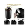 thumbnail image 3 of Bathroom Accessories Set 6 Pieces Plastic Bathroom Accessories Toothbrush Holder Rinse Cup Soap Dish Hand Sanitizer Bottle Waste Bin Toilet Brush with, 3 of 5