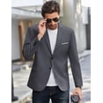 thumbnail image 4 of COOFANDY Mens Two Button Blazer Jacket Big and Tall Formal Business Suit Jackets, 4 of 6