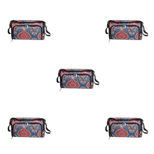 Inteprter Bolsa de almacenamiento de hilo Bolsa de hombro de gran capacidad Bolsas de tejer Multi-rejillas Bolsa de tela Oxford Suministros de Type2 NO2