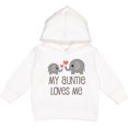 thumbnail image 2 of Inktastic My Auntie Loves Me Toddler Hoodie, 2 of 4