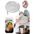 thumbnail image 6 of Stainless Steel Steamer Basket with Lid Vegetable Food Steam Insert Pot Pan Kitchen Cookware Healthy Cooking, Steaming Rack Steam Tray with Removable Legs, 6 of 9