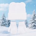 thumbnail image 2 of 0-6 Months Kids Winter Beanie Hat and Mitten Set, Cute Earflap Knit Cap for Boys Girls, 2 of 8
