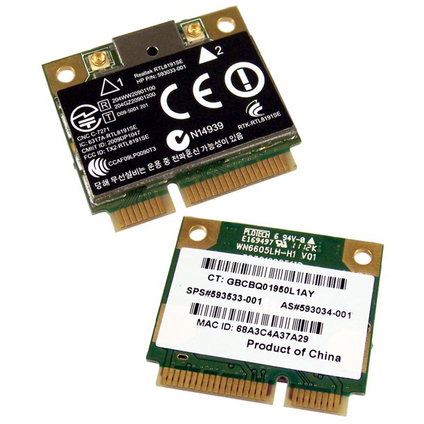 Hp 802 11bgn Wlan Pcie Wifi H Mini Card 001 Realtek B G N Wireless Bulk Walmart Com Walmart Com