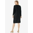 thumbnail image 2 of Jessica London Women's Plus Size Cable Sweater Dress, 2 of 5