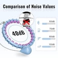 thumbnail image 2 of Plus Size Silent Weighted Hula Infinity Fitness Detachable Hoops 65-Inch 32 Knot, Smart Noiseless Infinity Hula for Women, 2-in-1 Waist and Abdominal Home Workout Equipment, 2 of 3