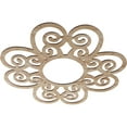 thumbnail image 2 of 30"OD x 10 1/4"ID x 1/4"T Cohen Wood Fretwork Pierced Ceiling Medallion, Red Oak, 2 of 3
