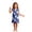 Dark Blue, variant on NIEWTR Toddler Baby Girl Halloween Dress Outfit Little Baby Girl Summer Fall Gingham Palid Dress Cute Pumpkin Embroidery Lace Flying Sleeve A-Line Dress