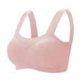 thumbnail image 3 of Sngxgn Sports Bra for Women Padded Medium Support Strappy Bras Seamless High Impact Yoga Exercise Bras(Pink,M), 3 of 5