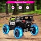 thumbnail image 4 of Coche eléctrico infantil UTV Can-Am con control remoto - Asiento grandeza tamaño - Luces LED - Suspensión de resorte - Música - 12V - Para niños y niñas - Vehículo de juguete biplaza - Color rose Red, 4 of 7