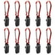 thumbnail image 1 of ALCUNOS CLAMPS 10 PCS TOLLA TOLLA CLAMS CLIPS Snaps Snaps Changers Center Center Apriete Cerrada de Agarre de Bloqueo Con Catabiner Para Acampar Al Aire Libre Jardín de Cultivo, 1 of 7