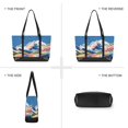 thumbnail image 6 of FORMRS Canvas Laptop Tote Bag for Women with 15.6" Computer Compartments Shoulder Handbag, Abstract Snow Mountain, 6 of 7