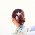 thumbnail image 4 of Jinsinto Lot de 2 Pinces à Cheveux Étoile de Mer Pinces à Cheveux Sirène Résine Jolies Pinces à Cheveux de Plage pour Filles (Étoile de Mer), 4 of 5