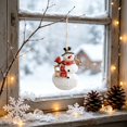 thumbnail image 4 of Fmbmuo Christmas Tree Ornaments Xmas Hanging Decorations Cute Mini Resin Pendant for Holiday Window Home Wreath Decor Christmas Decor,Multicolor, 4 of 5