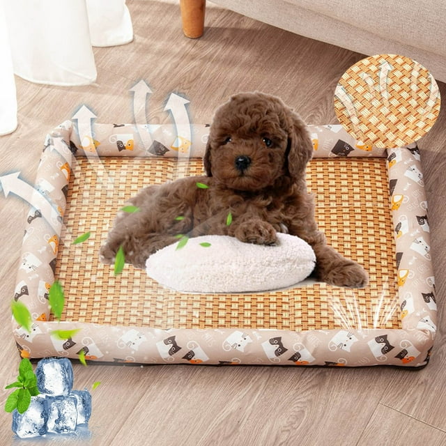 Colchoneta refrescante para perros Dog CoolPad, ideal para dormir. Manta auto-refrescante para mascotas, perfecta para interiores y exteriores.