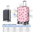 thumbnail image 4 of Gukieu Strawberry Floral Print Suitcase Protective Cover, Elastic Zipper Buckle Suitcase Protective Cover, Suitable for Travel, Business Trip-X-Large, 4 of 7