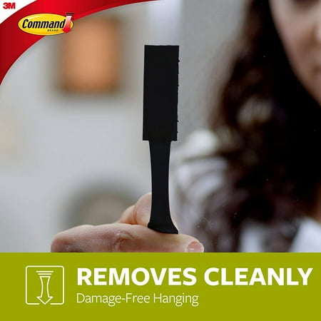 Command Black Picture Hanging Strips, Medium, Decorate Damage-Free 17206BLK