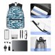 thumbnail image 4 of Fotbe Ocean Waves Mochila Ligera Casual para Laptop para Hombres y Mujeres, Mochila Impermeable de Uso Diario, Mochila para Universidad, 4 of 6