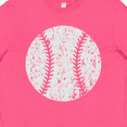 thumbnail image 4 of Inktastic Distressed Baseball in White Youth T-Shirt, 4 of 5