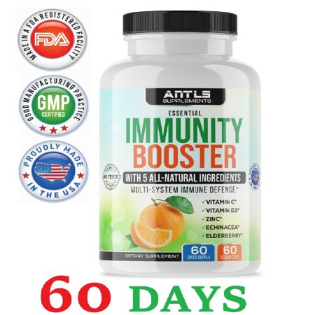 ANTLS Supplements Vitamin C+D3 Zinc Echinacea  Immune System Support & Booster  Multivitamin