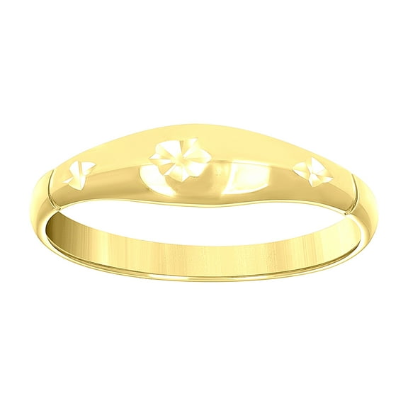 14k 14kt Yellow Gold Womens Fashion Ring